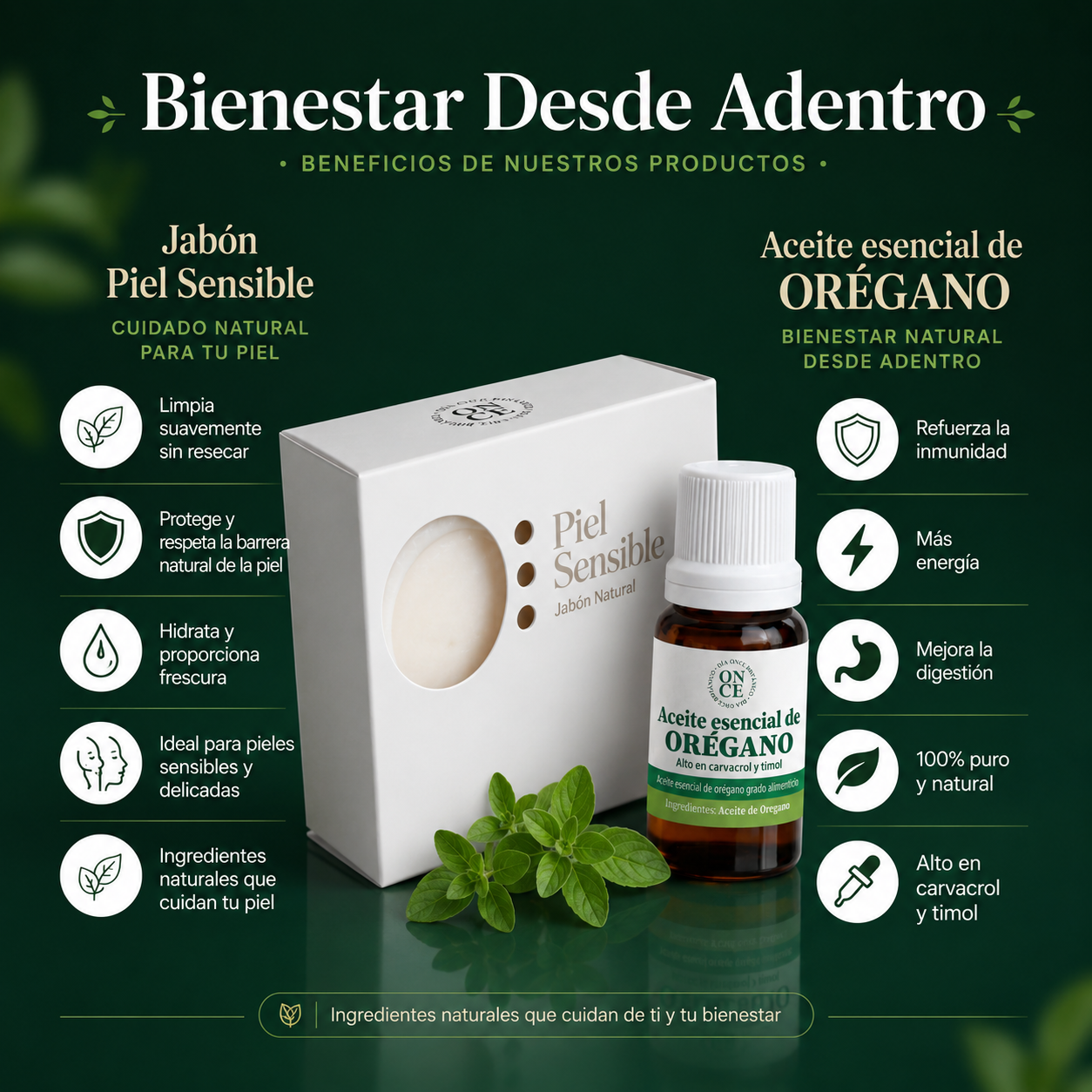 Kit Aceite de orégano + jabón natural